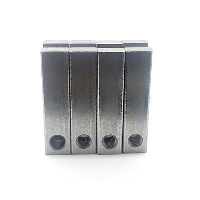 Pillar Fixed Clamp Waist Shaped Hole Customized All Aluminum Material Mounting Base Clamps