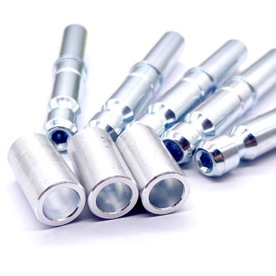Custom CNC Aluminum Bushings and Steel Lock Pins for Automotive