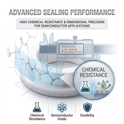 Precision CNC Turning PTFE Teflon Sealing Bushing Chemical Resistance Semiconductor Equipment OEM
