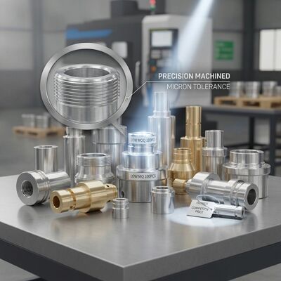 Spur Helical CNC Machined Aluminum Gear Blank Parts Component Assembly