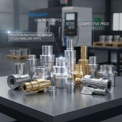 Aluminum Adapter Plate Conversion Mount Bracket CNC Machined Parts Assembly