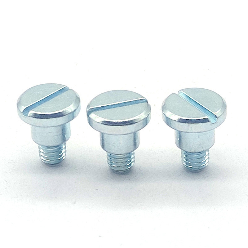 Customized CNC Stainless Steel Parts Round Head Slotted Screws Corrosion Resistance