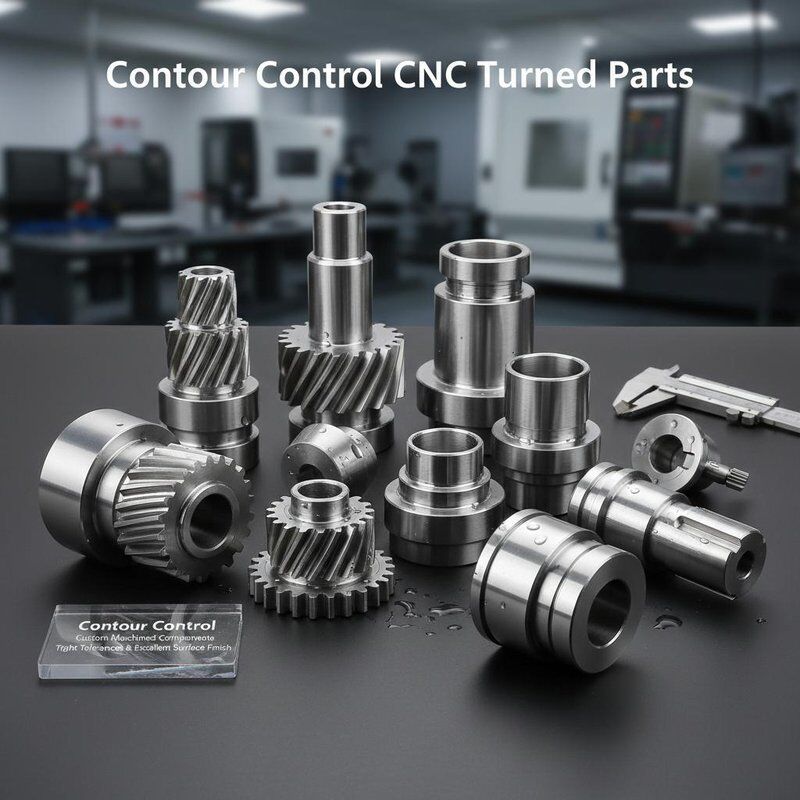 Precision CNC Turning Parts for Auto Parts with Contour Control Tight Tolerances and Excellent Surface Finish