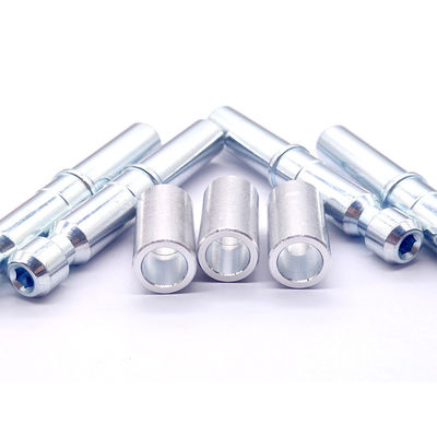 Custom CNC Aluminum Bushings and Steel Lock Pins for Automotive