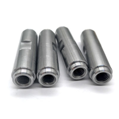Custom CNC Machined Carbon Steel Threaded Blind Hole Sleeve